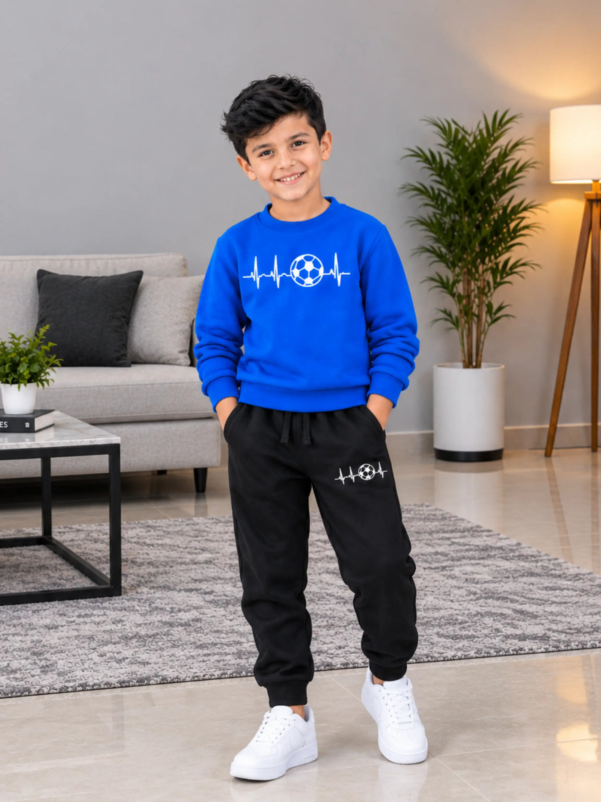 Cheerful Blue Tracksuit